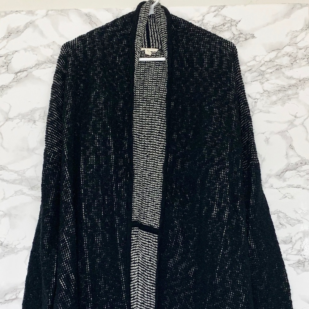 Eileen Fisher Black Knit Sweater size XL